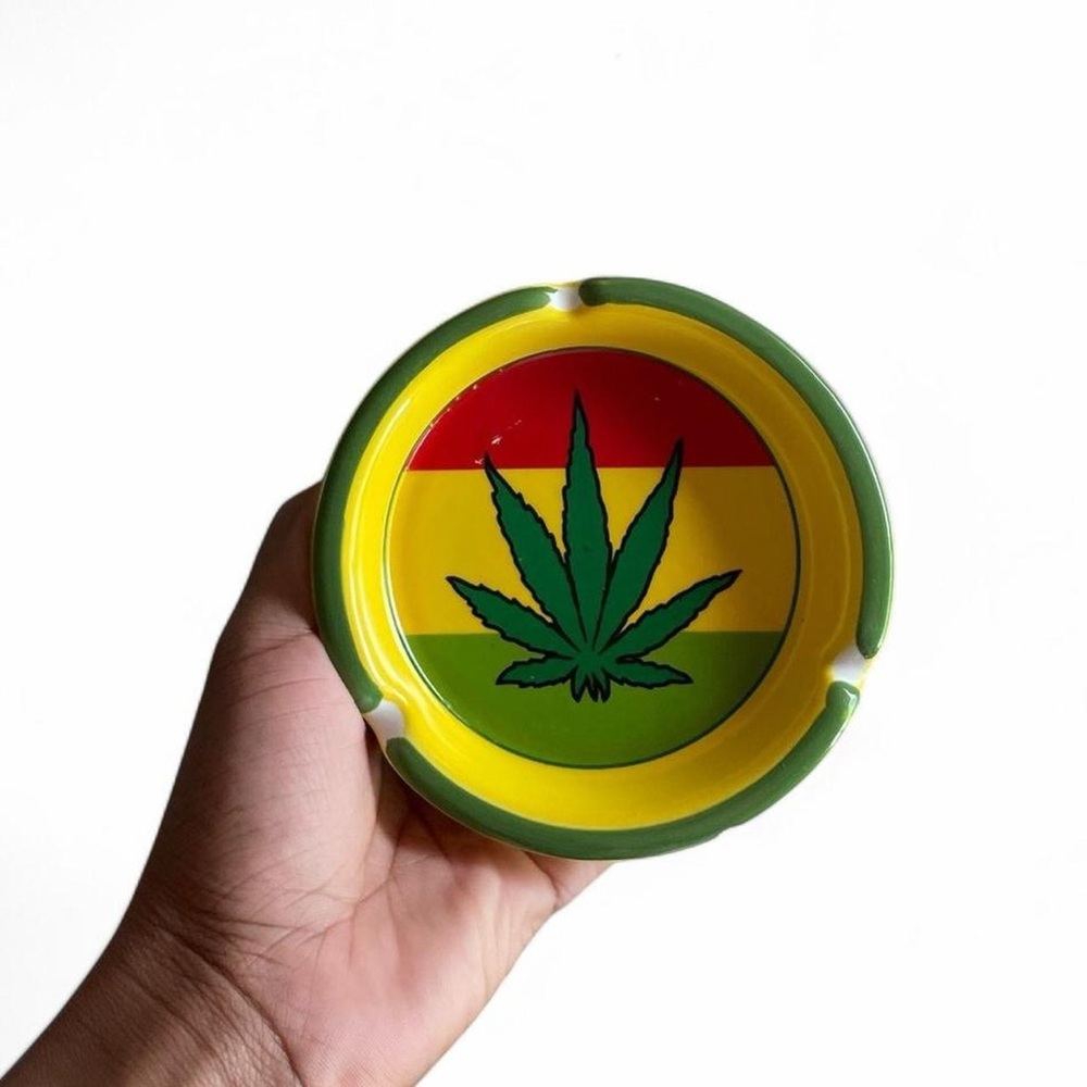Rasta Leaf Ashtray